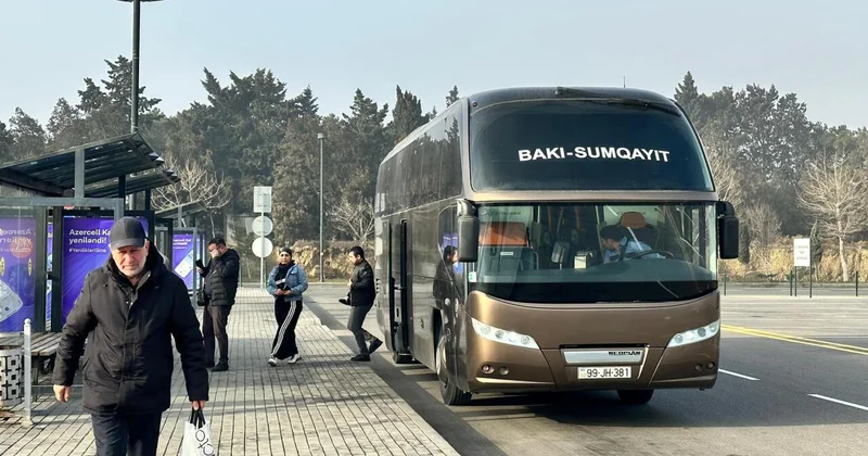 Sumqayıt Bakı marşrutları üzrə neçə sərnişin daşınıb? RƏSMİ
