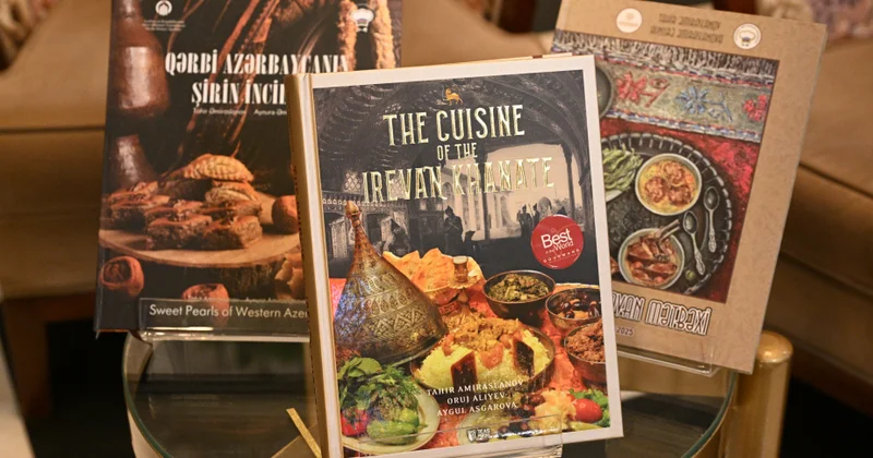 Bakı Kitab Mərkəzində “İrəvan xanlığının bölgə mətbəxi” kitabının ingiliscə nəşri təqdim olunub