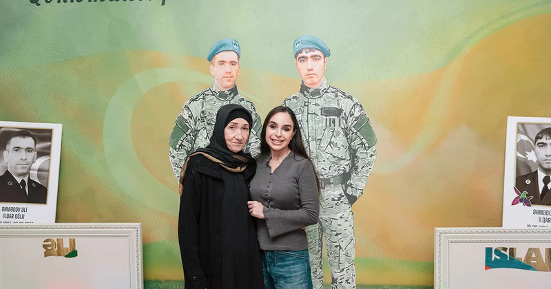 Leyla Əliyeva şəhid qardaşların ailəsini ziyarət etdi Fotolar