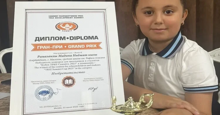 Dörd həftəyə layihə hazırladı, “Qran pri” aldı 10 yaşlı ixtiraçının uğuru