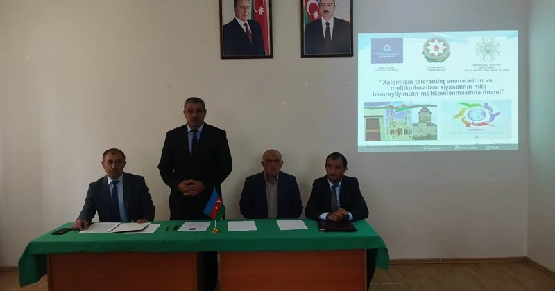 Qusarda multikultural dəyərlərin təbliğinə həsr olunmuş seminar KEÇİRİLDİ FOTO