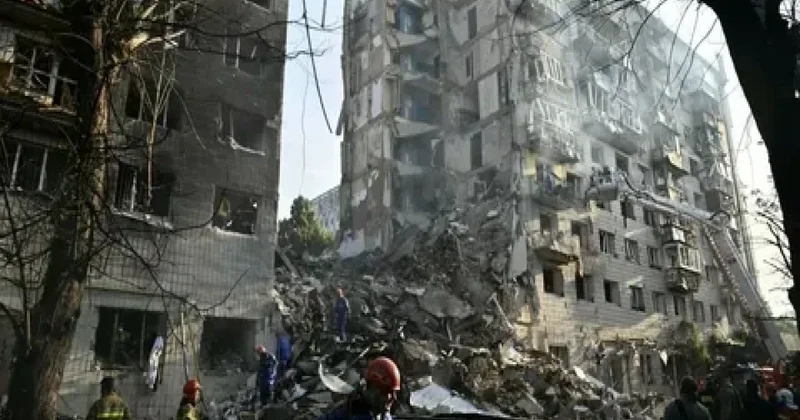 Rusiyanın hücumu nəticəsində Ukraynada 16 nəfər yaralanıb