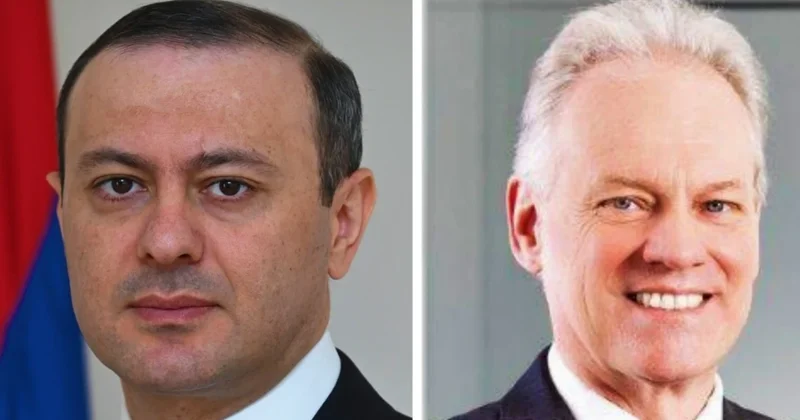 Qriqoryan Avropa Komissiyasının rəsmisi ilə telefon danışığı aparıb