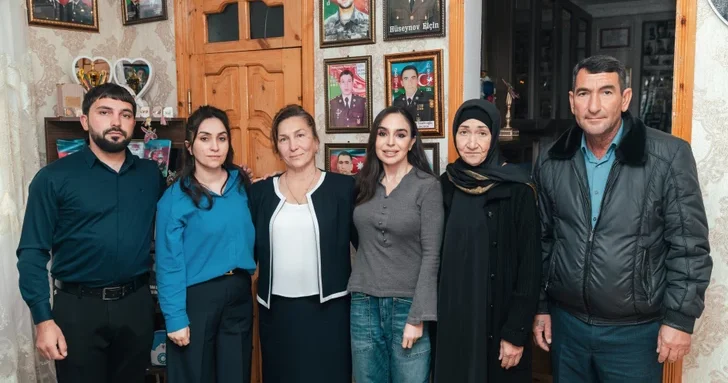 Лейла Алиева навестила семью шехидов и ознакомилась с рядом социальных предприятий в Мингячевире