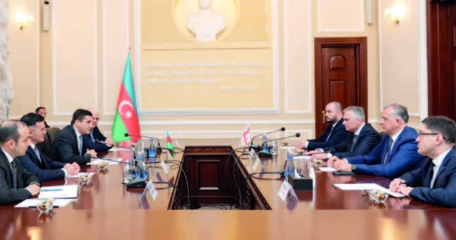 Azərbaycan və Gürcüstan ədliyyə nazirlərinin görüşü