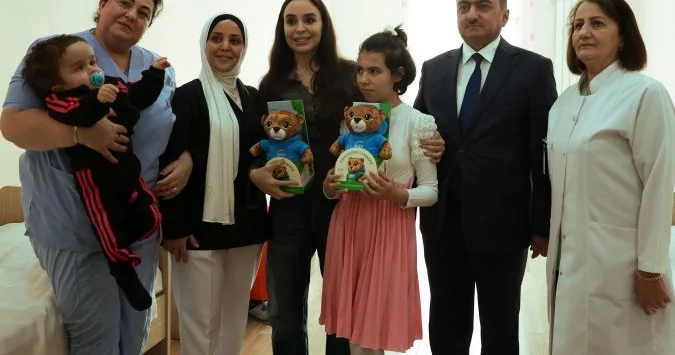 Leyla Əliyeva Uşaq Nevroloji Sanatoriyasında