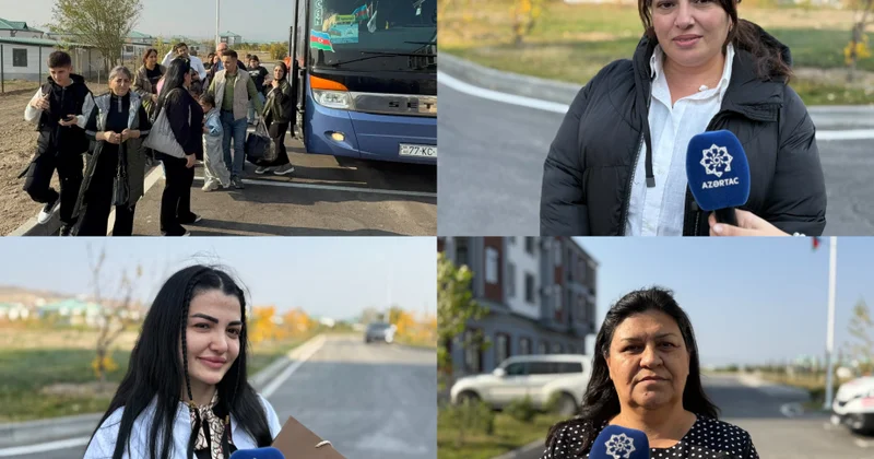 Ağalıda yenidən doğulan ümidlər keçmiş məcburi köçkünlər AZƏRTAC a danışırlar