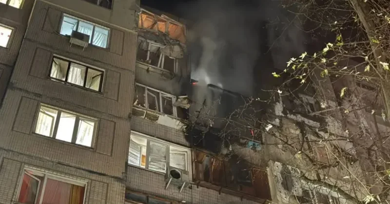 Атака России на Киев: погибший, раненые, пожары, разрушения... фото