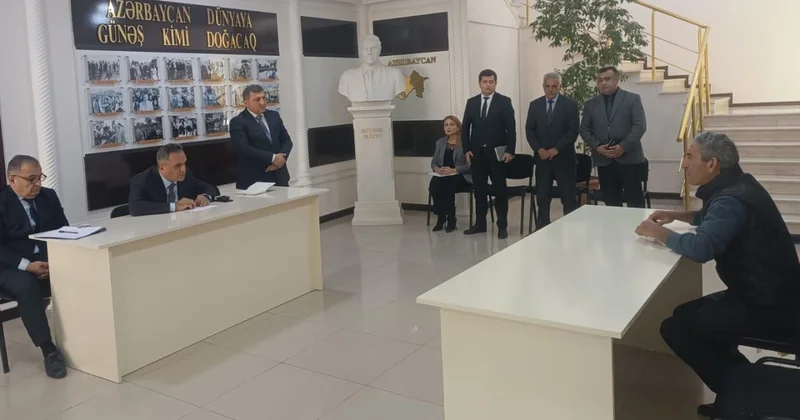Goranboy RİH də vətəndaşların müraciətləri dinlənildi FOTOLAR