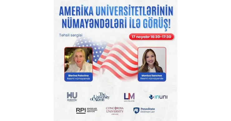 UniDestin də ABŞ Universitetləri Təhsil Sərgisi: Qeydiyyatın bitməsinə 3 gün qaldı