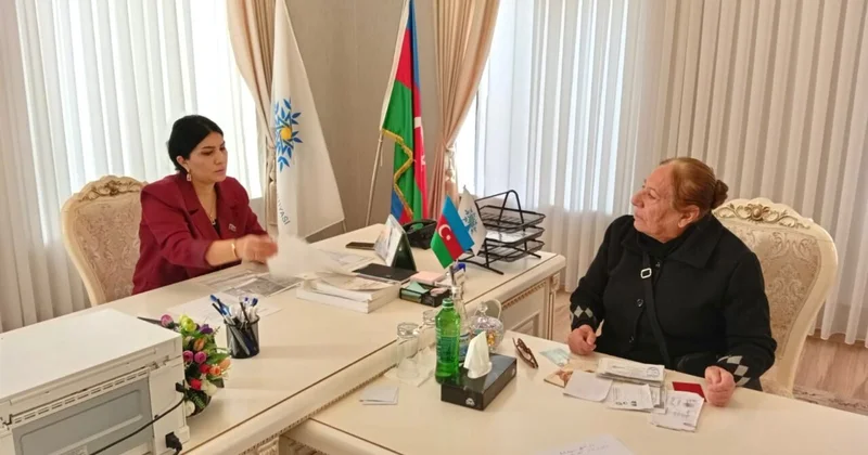 Deputat Elnarə Akimova vətəndaş qəbulu keçirib