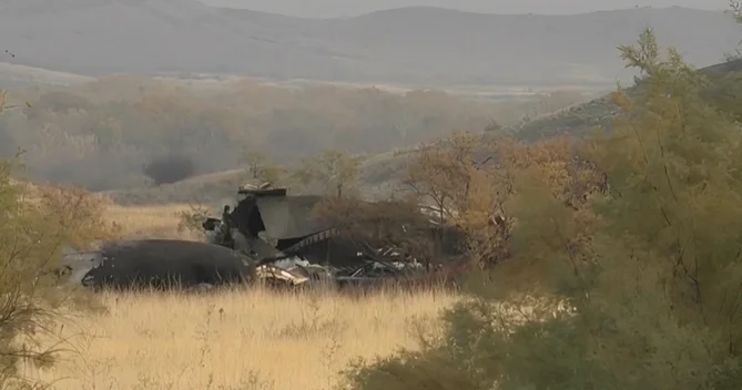 Hərbi təyyarə qəzasının olduğu ərazidə araşdırmalar davam edir Hadisə yerindən REPORTAJ