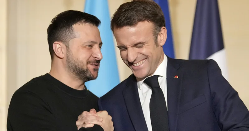 Zelenski ilə Makronun görüşü gözlənilir