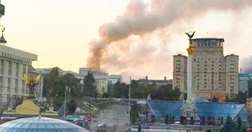 Rusiyanın Kiyevə gecə hücumu: evlər, xəstəxana və məktəb dağıdılıb...