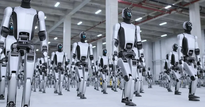 В Китае готовятся к продажам роботов гуманоидов ВИДЕО