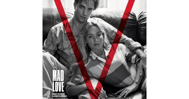 Дженнифер Лоуренс и Роберт Паттинсон снялись для обложки V Magazine