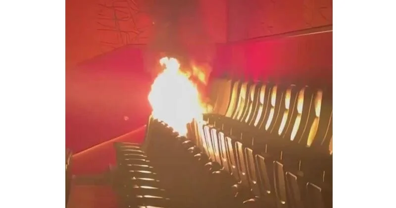 Подросток поджег кинозал в Москве ВИДЕО