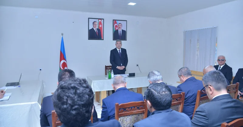 Süleyman Mikayılov qəbuk keçirdi Tapşırıqlar verdi (FOTOLAR)