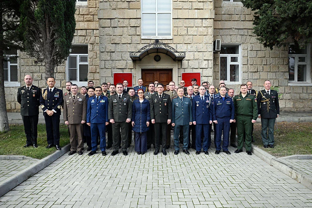 Военные атташе в Азербайджане подвели итоги года ФОТО