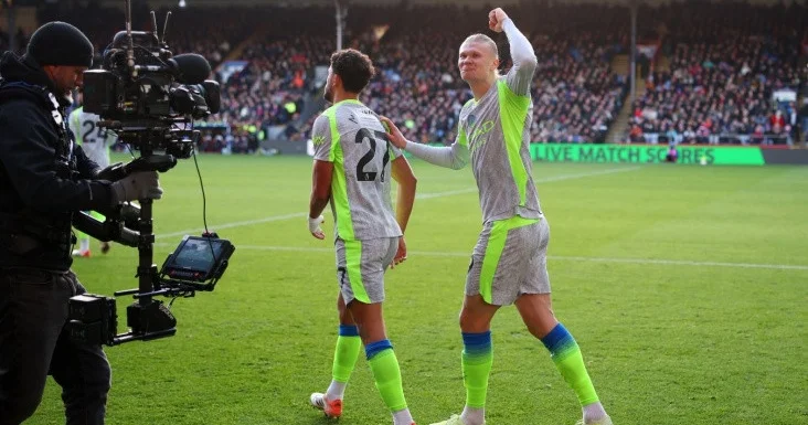 İngiltərə Premyer Liqası: “Mançester Siti” səfərdə “Kristal Pelas”ı darmadağın etdi