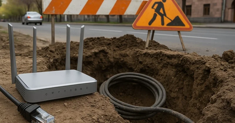 Ermənistanda internet tez tez kəsilir Rəsmi açıqlama yoxdur