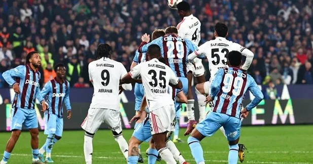 Trabzonspor Beşiktaş matçında 6 qol GENİŞ İCMAL