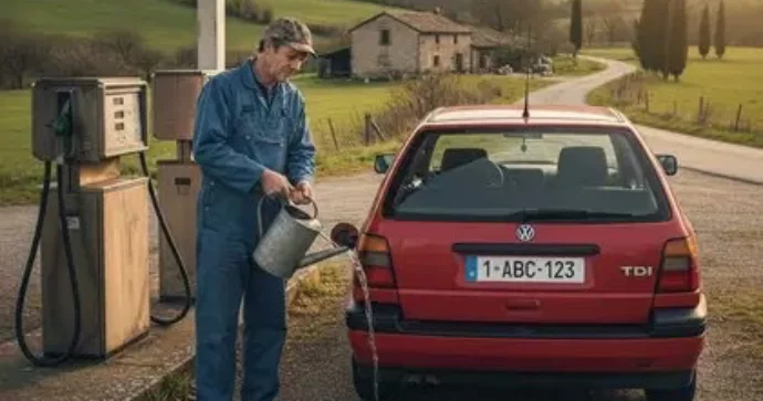 Dizel yanacağına məcburi su qatıldıqda nə baş verir? FOTO