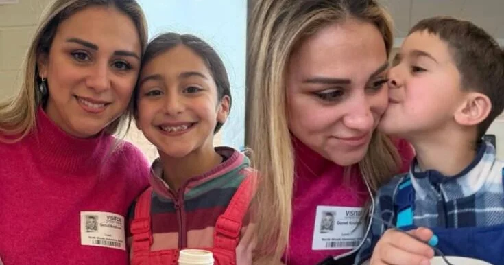 Amerikada yaşayan azərbaycanlı aparıcı övladları ilə FOTO