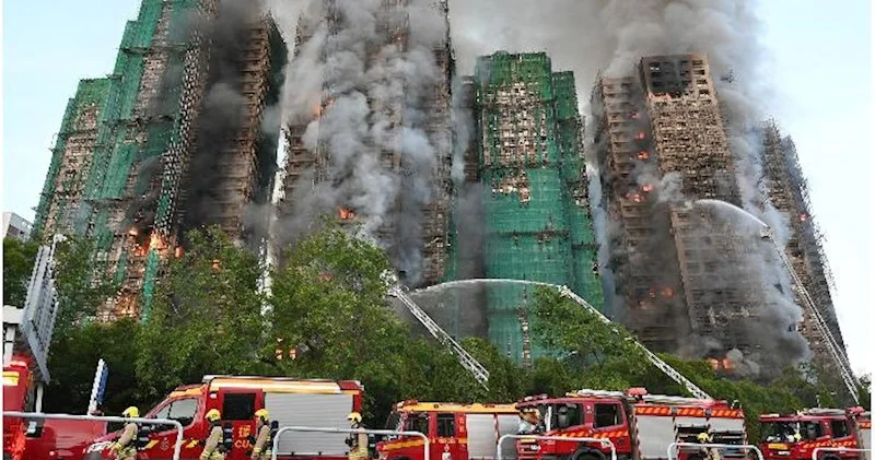 Honkonq yanğınından dəyən ziyan açıqlandı 640 milyon dollardan çoxdur