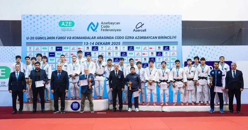 Cüdo üzrə Azərbaycan birinciliyində komanda yarışlarına yekun vurulub FOTO