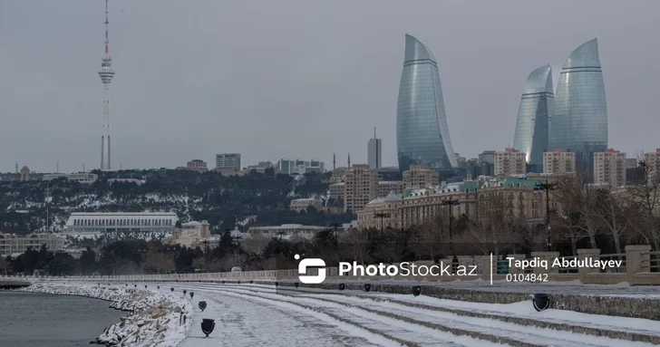 В Баку и на Абшеронском полуострове местами идет мокрый снег ФАКТИЧЕСКАЯ ПОГОДА
