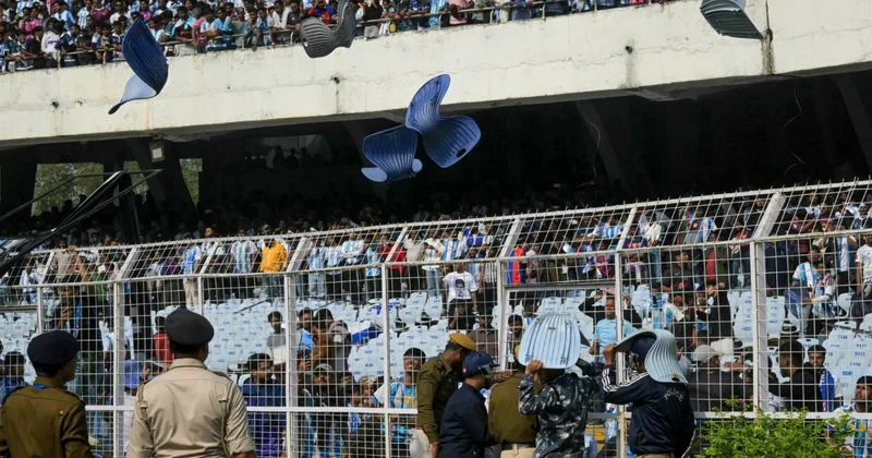 Polis Kəlküttədə Messinin iştirak etdiyi tədbirin təşkilatçısını saxlayıb