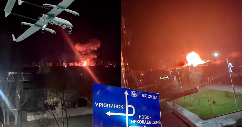 Украина атаковала нефтебазу в Урюпинске и НПЗ в Ярославле