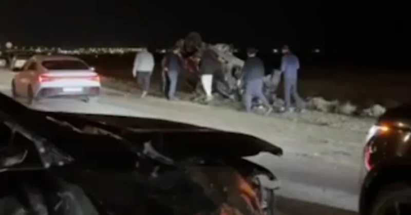 Bakı Qazax yolunda 5 maşın toqquşdu YARALILAR VAR