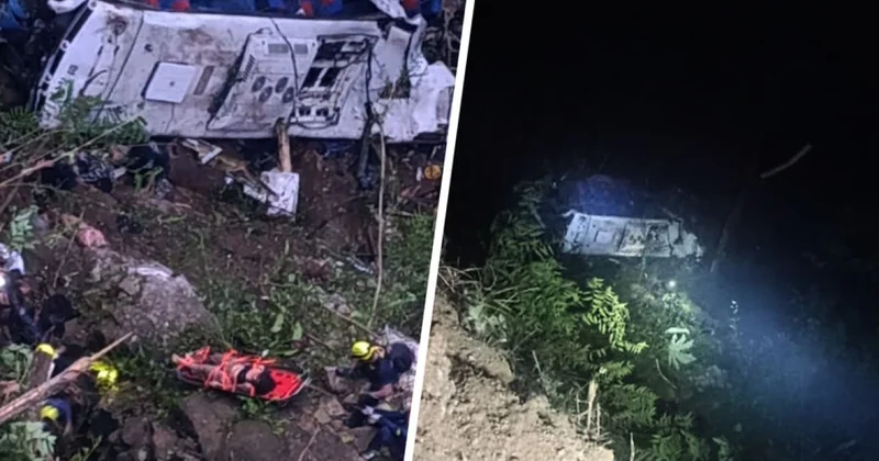 Məzunların avtobusu qəzaya düşdü 16 nəfər öldü