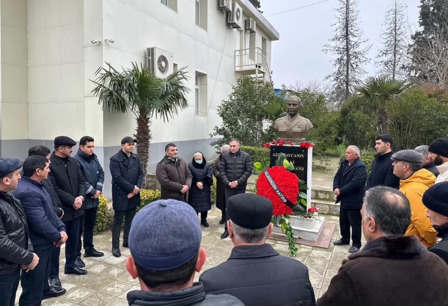 Tərtərdə Azərbaycanın Milli Qəhrəmanı Elman Hüseynovun xatirəsi anılıb AZƏRTAC