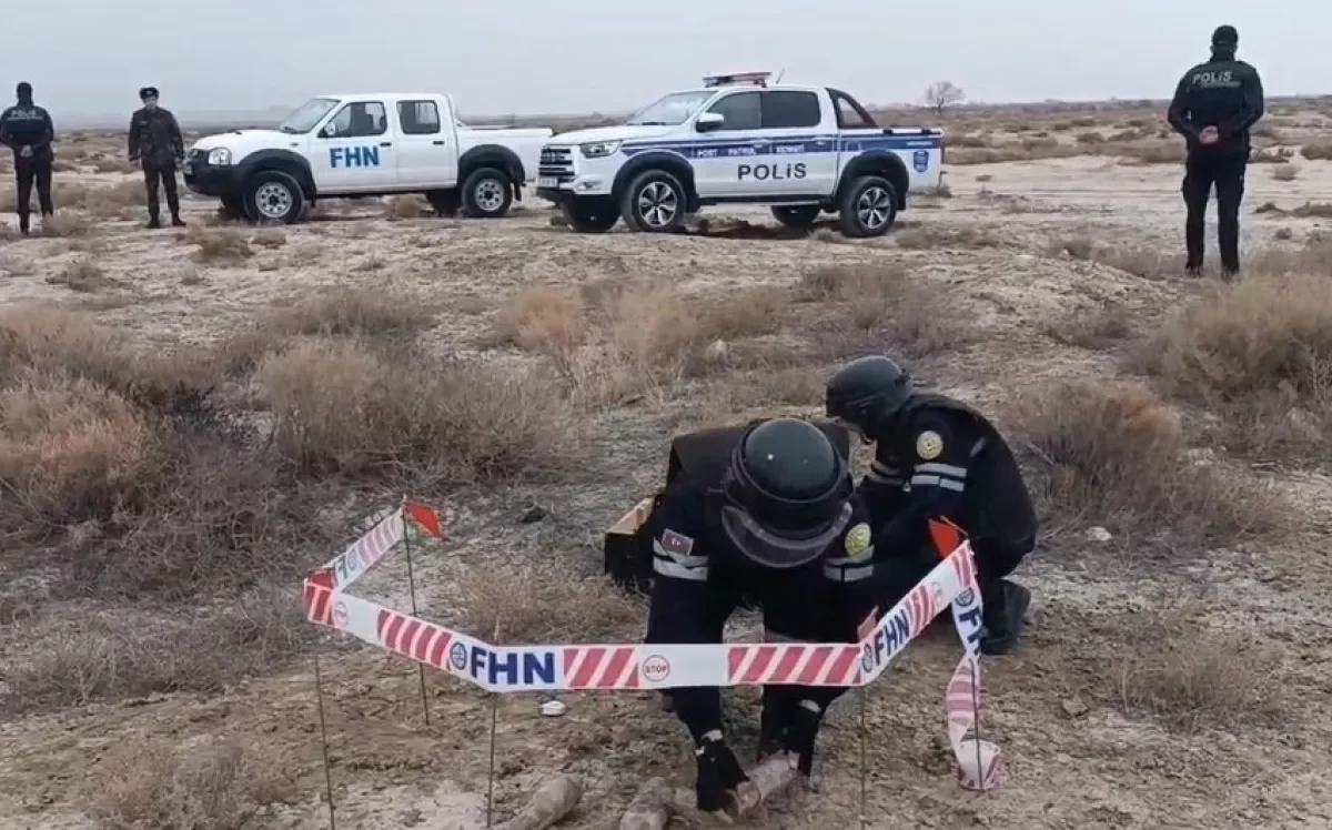 В Кенгерлинском районе обнаружено пять снарядов ФОТО