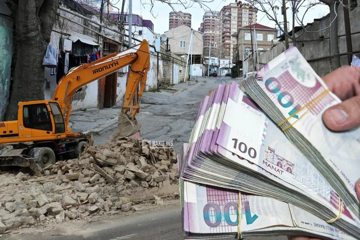 Məşhur bazarın yanındakı evlər də söküləcək Kompensasiya nə qədər olacaq?