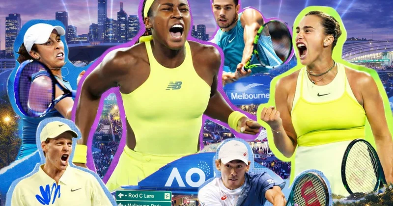 Bütün şəhər tennislə yaşayır in Melburndan REPORTAJI FOTO