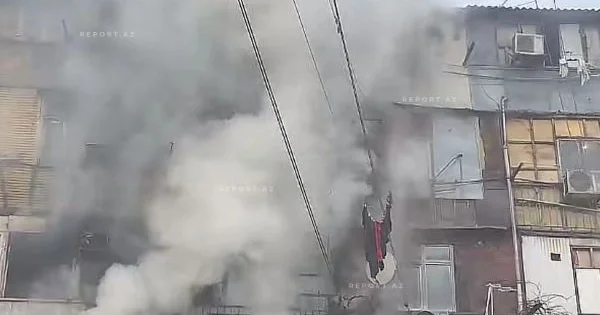 Slavyan Universitetinin yataqxanasında yanğın olub