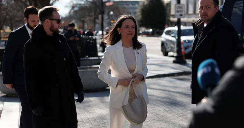 Лидер венесуэльской оппозиции Мария Корина Мачадо прибыла в Белый дом