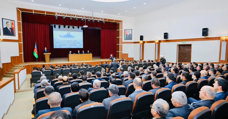 Şahbuzda 2025 ci ilin yekunları və qarşıda duran vəzifələrə dair hesabat tədbiri keçirilib