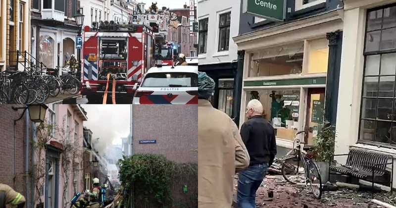 Niderlandın Utrext şəhərində güclü partlayış olub