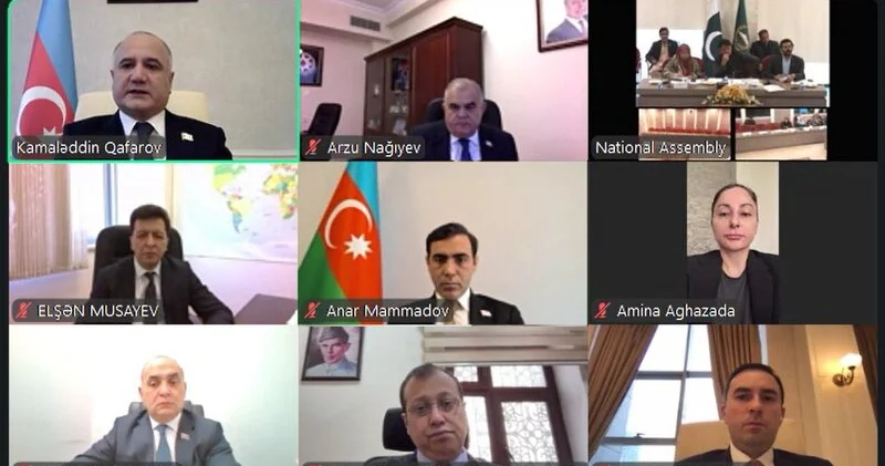 Azərbaycan və Pakistan parlamentlərinin onlayn görüşü keçirildi
