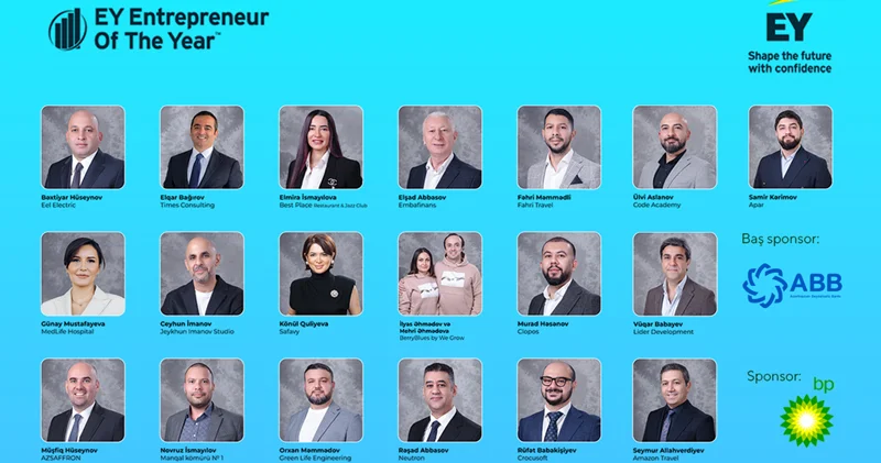 Bu sahibkarlar ABB nin tərəfdaşlığı ilə EY İlin İş Adamı nda yarışacaq