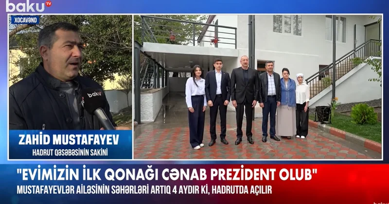 Hadrut sakini: Burada normal həyat tərzi üçün nə lazımdırsa, təmin olunub