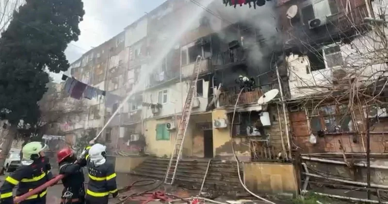 Yataqxanadakı yanğın zamanı 13 ailəyə ziyan dəyib