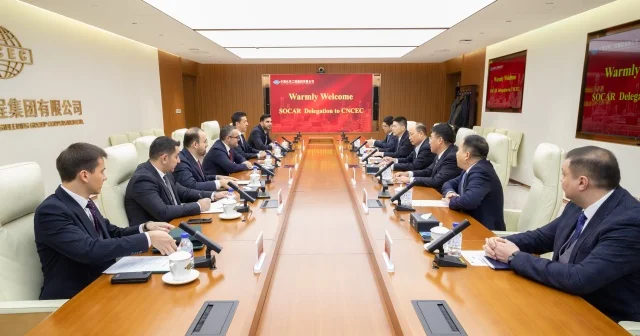 Китайская компания заинтересована в расширении сотрудничества с SOCAR за рубежом (ФОТО)
