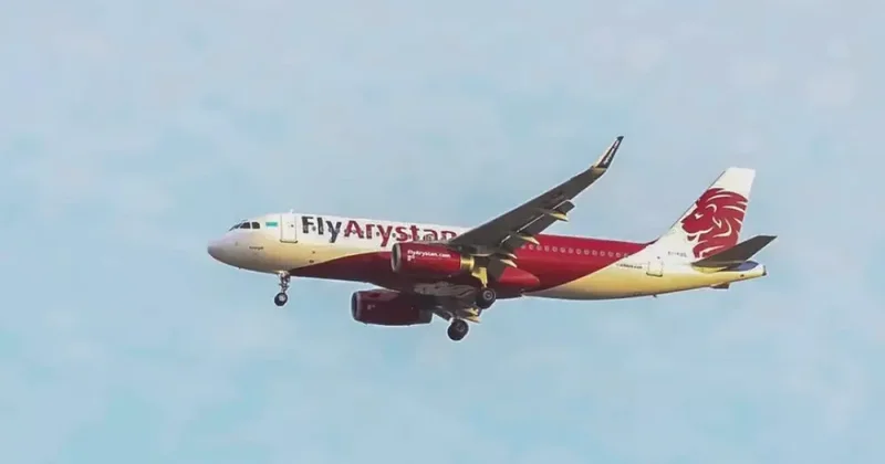 В Казахстане самолет с пассажирами выкатился за пределы полосы аэропорта