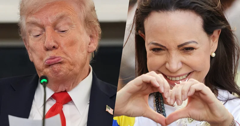 Tramp Nobeli əlindən alan Maçado ilə görüşəcək